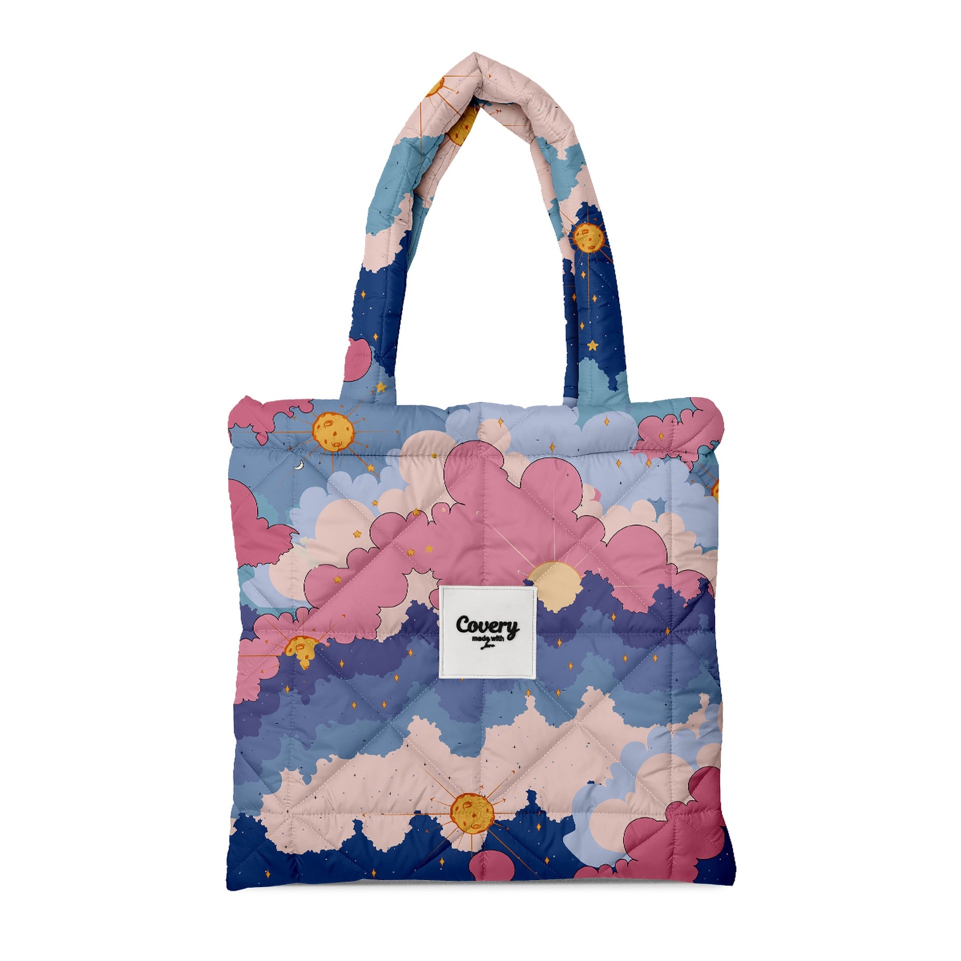 A Quiet Night Puffy Totebag