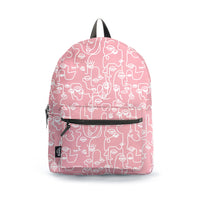 Abstract Semon Faces Backpack
