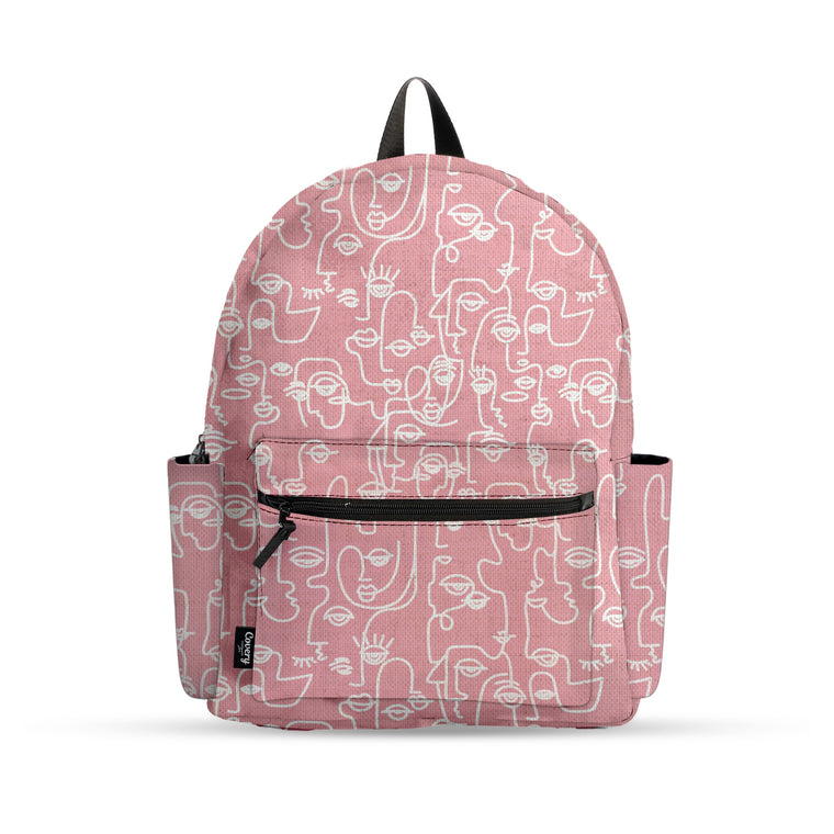 Abstract Semon Faces Backpack