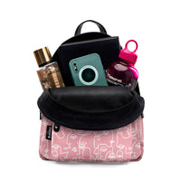 Abstract Semon Faces Mini Backpack