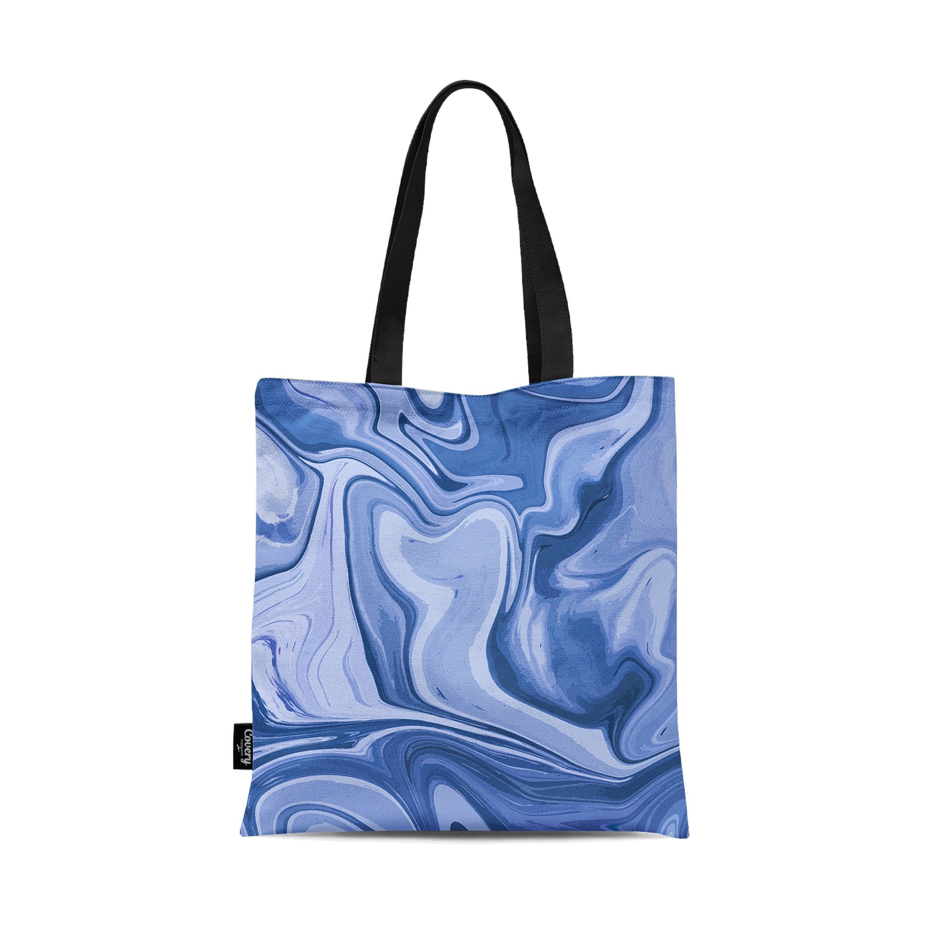 Babyblue Marble Totebag