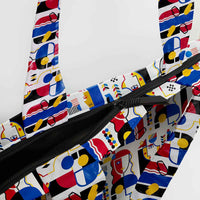 Bauhaus Faces Tote Hand