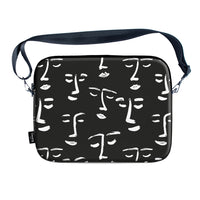 Black Faces Laptop Sleeve