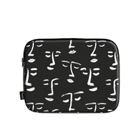 Black Faces Laptop Sleeve