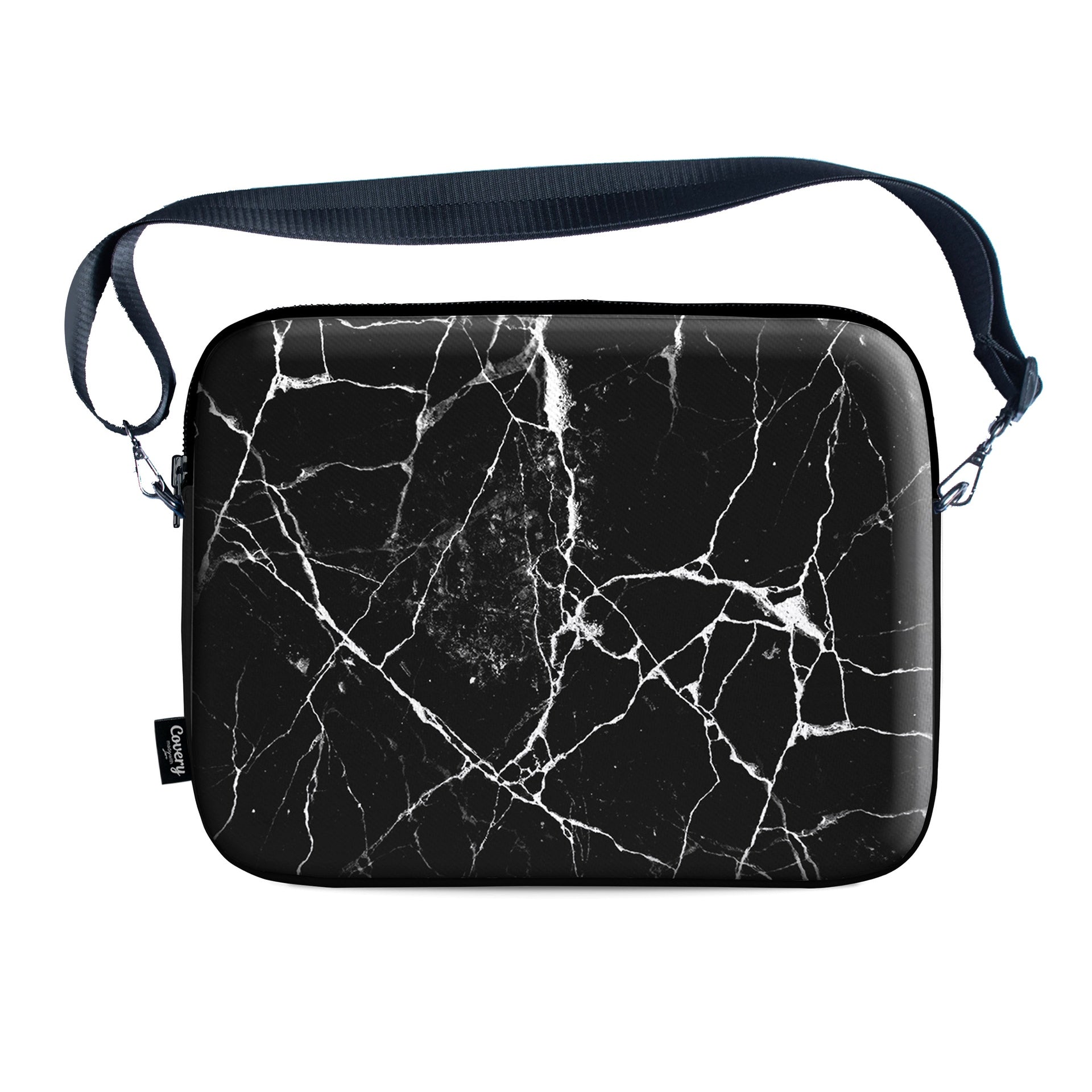 Black Marble Laptop Sleeve