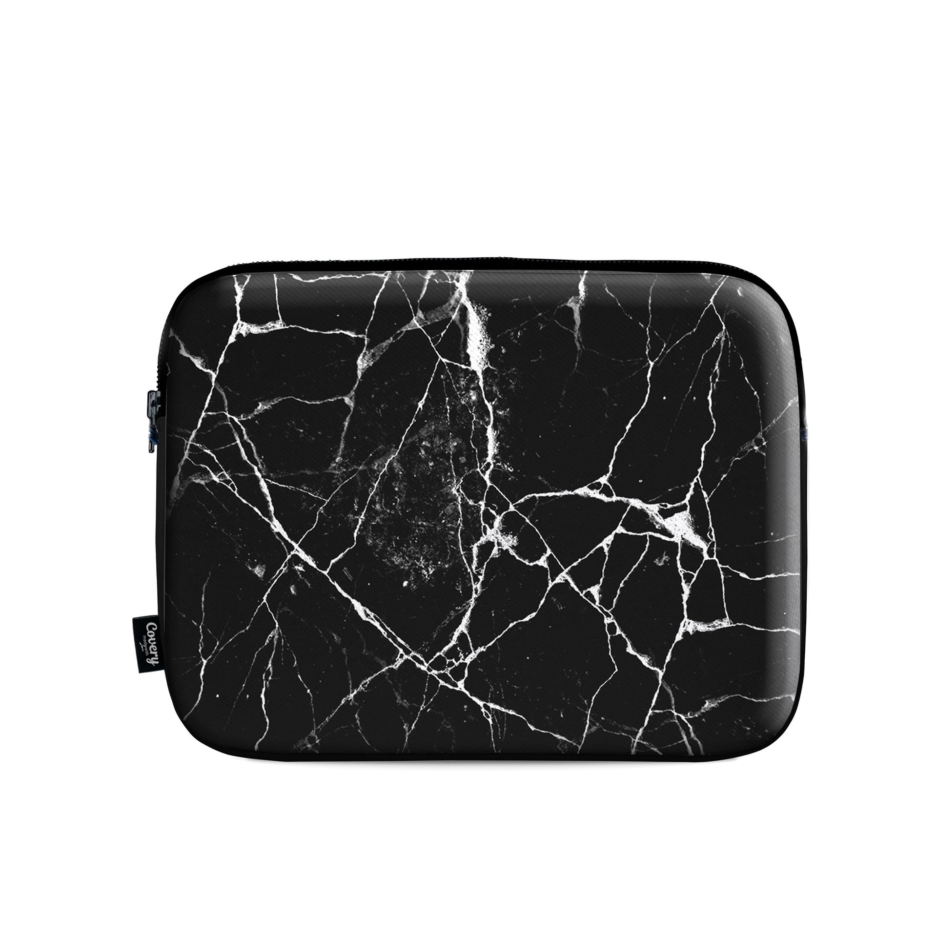 Black Marble Laptop Sleeve