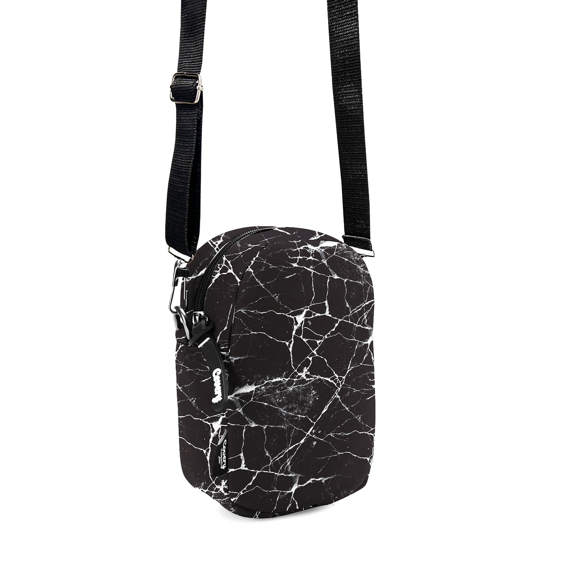 Black Marble Mini Cross