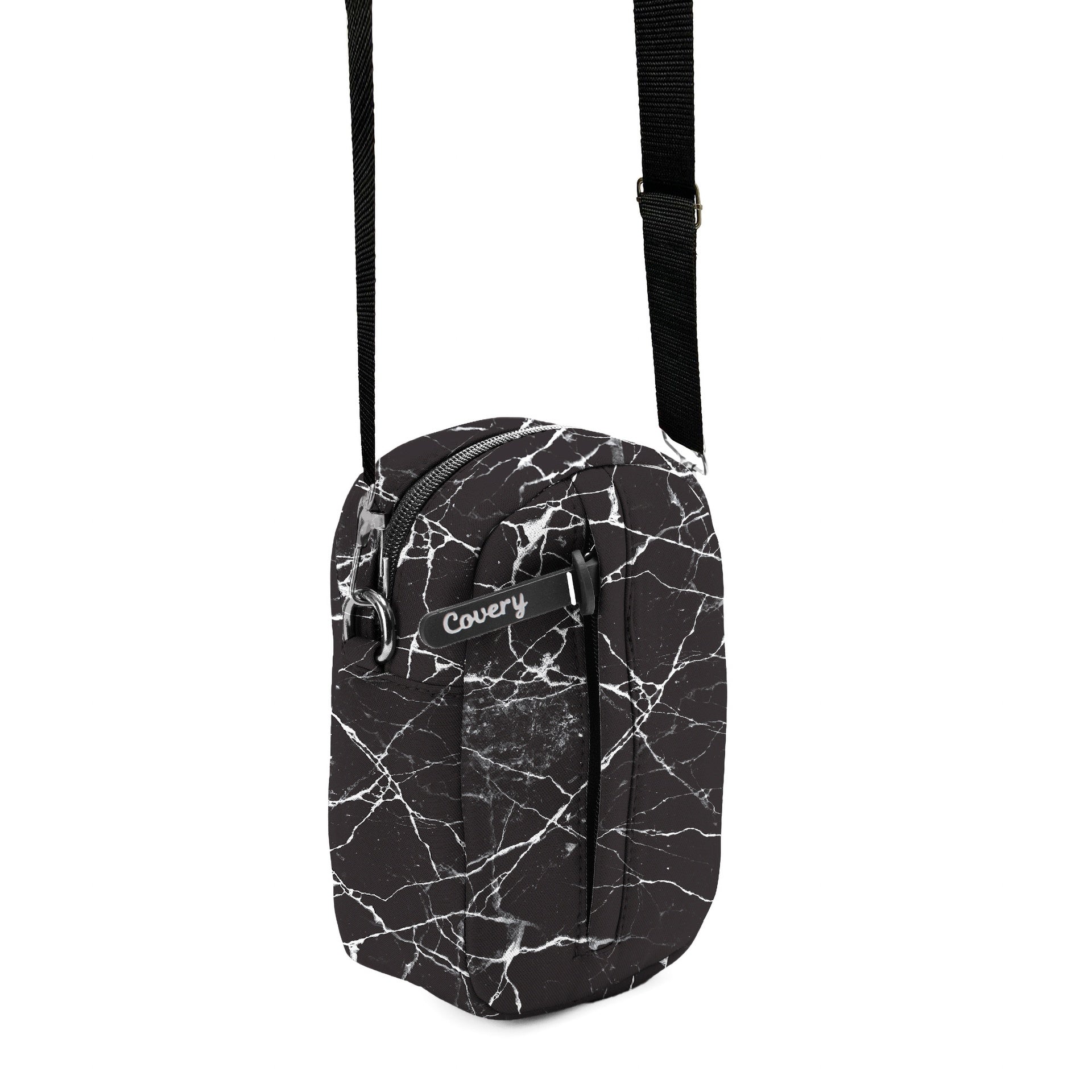 Black Marble Mini Cross