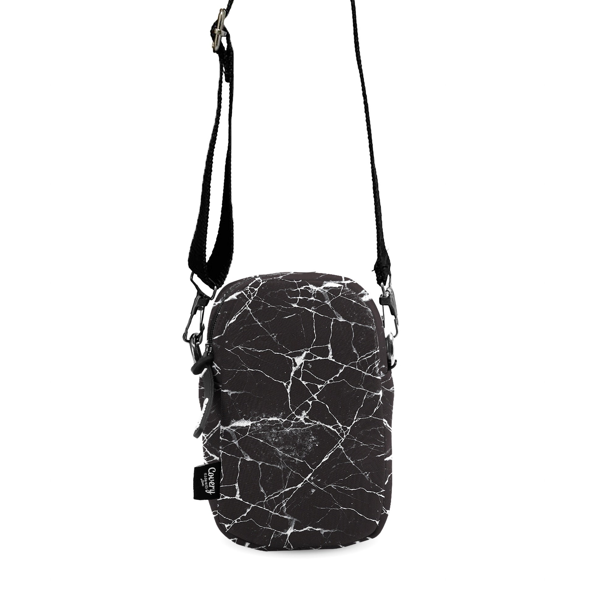 Black Marble Mini Cross