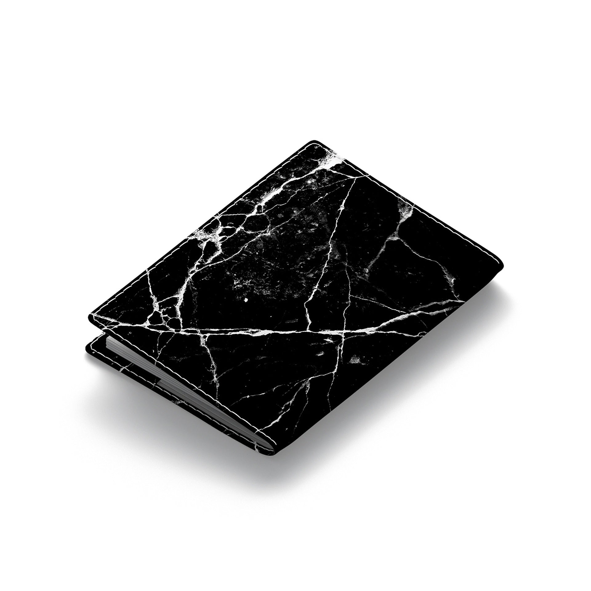 Black Marble Passport Cover