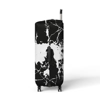 Black Marble Suitcase Cover