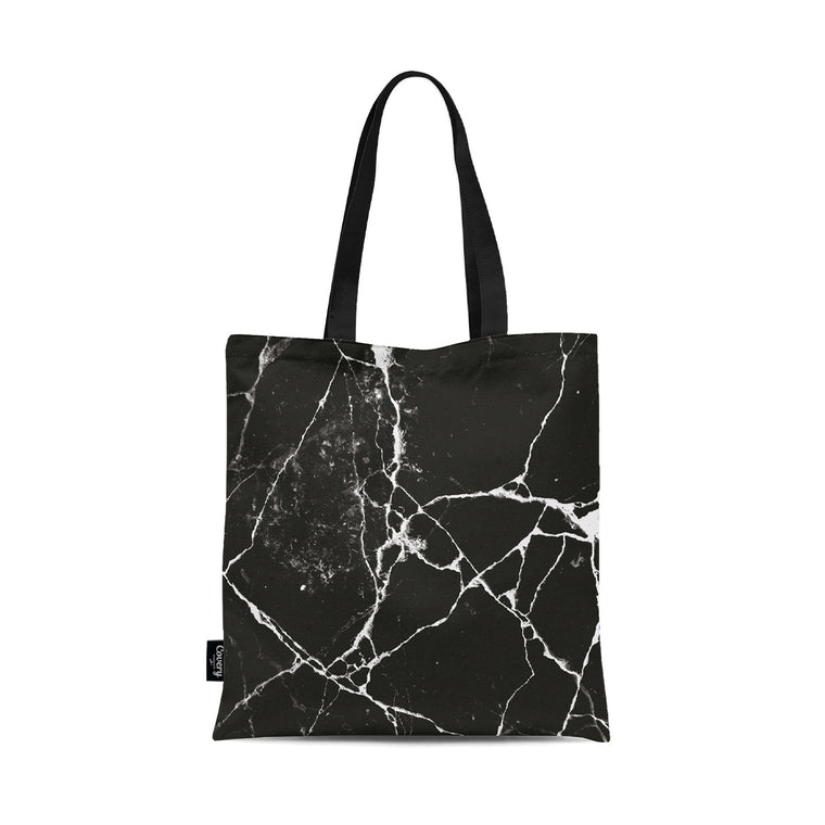 Black Marble Totebag