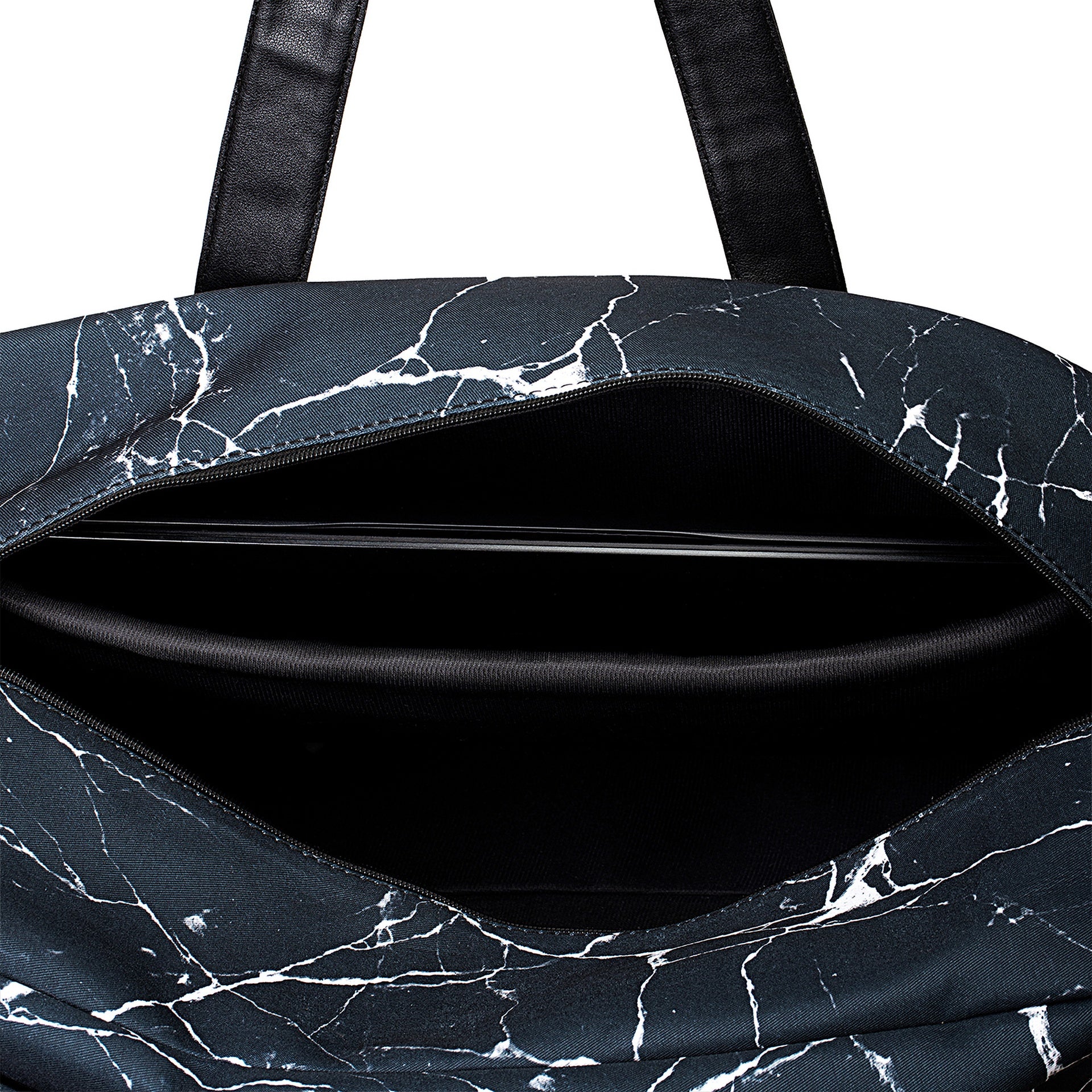Black Marble Travel Bag