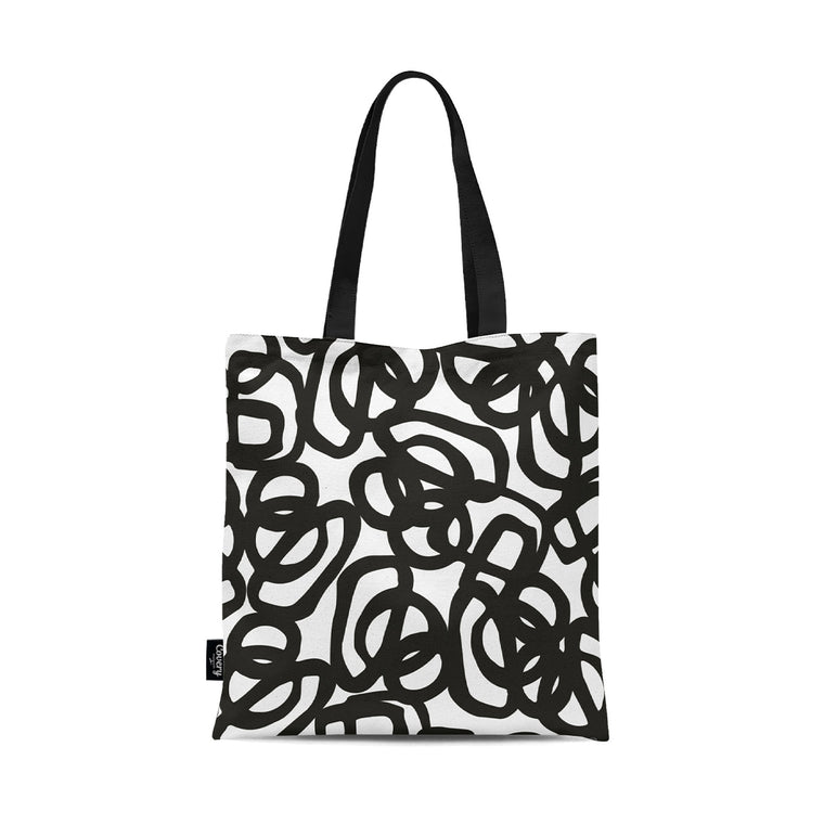 Black Maze Totebag