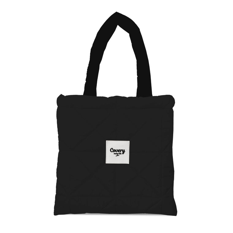 Black Puffy Totebag