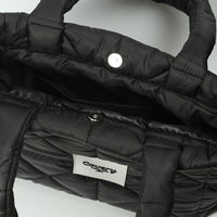 Black Puffy Totebag