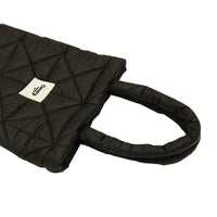 Black Puffy Totebag