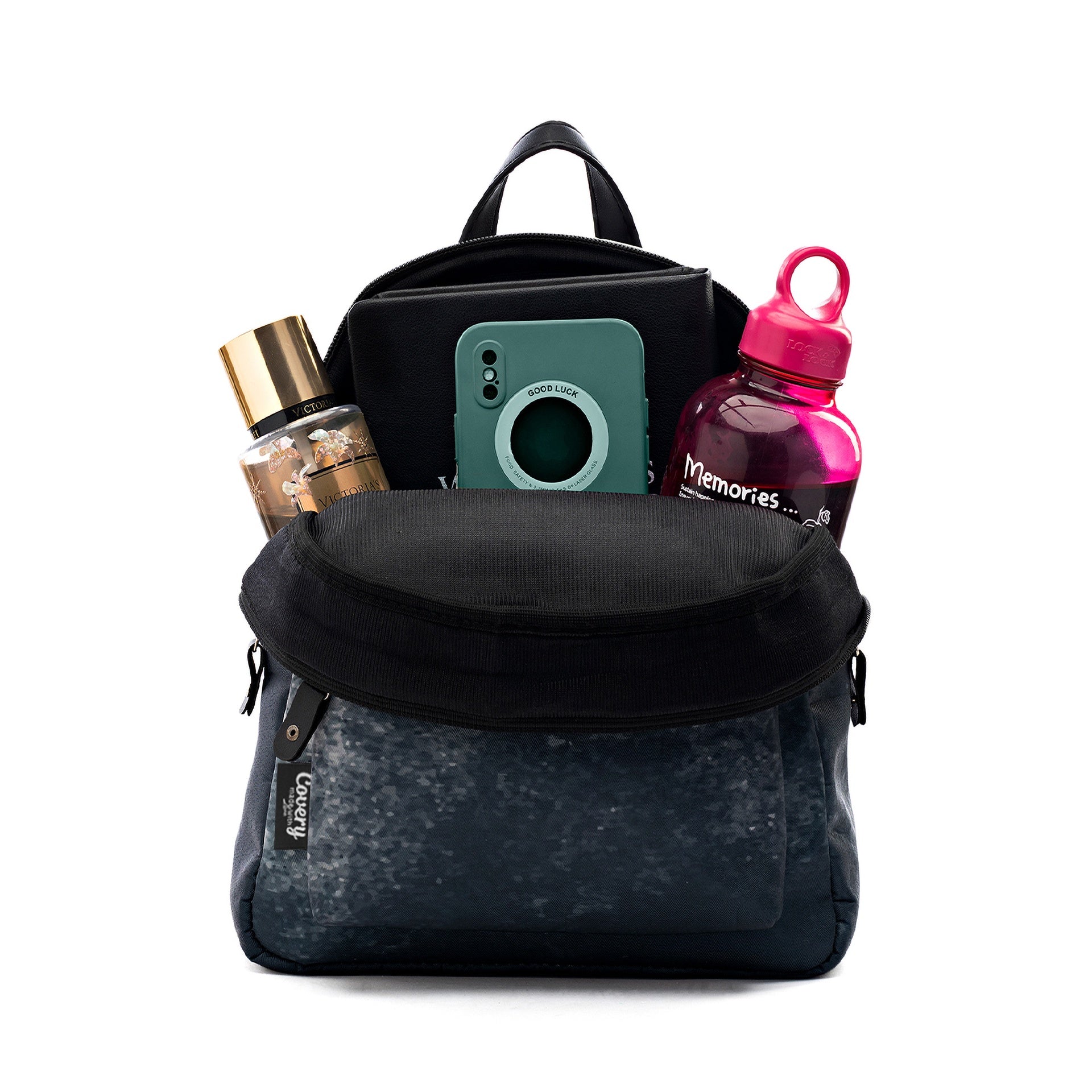 Black White Mini Backpack