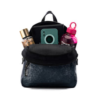Black White Mini Backpack