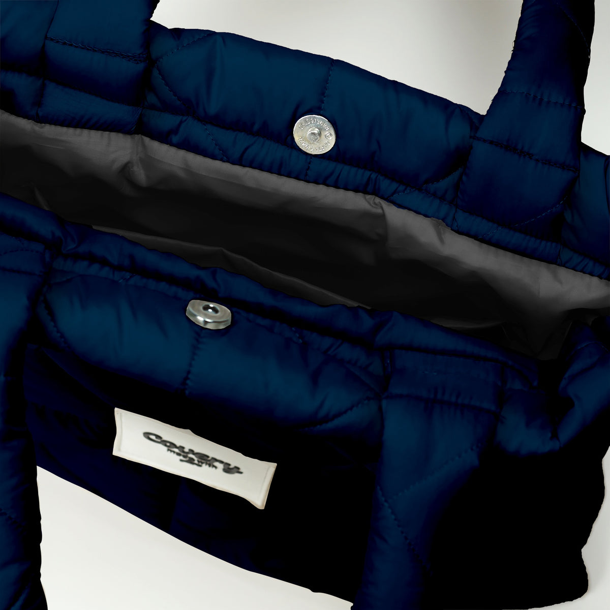 Blue Eclipse Puffy Tote Bag