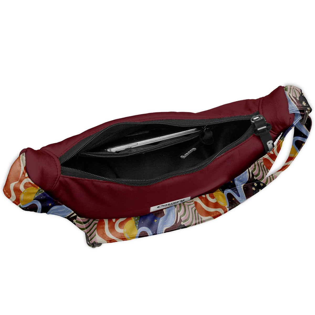 Cherrywood Waist Bag Hand Printed