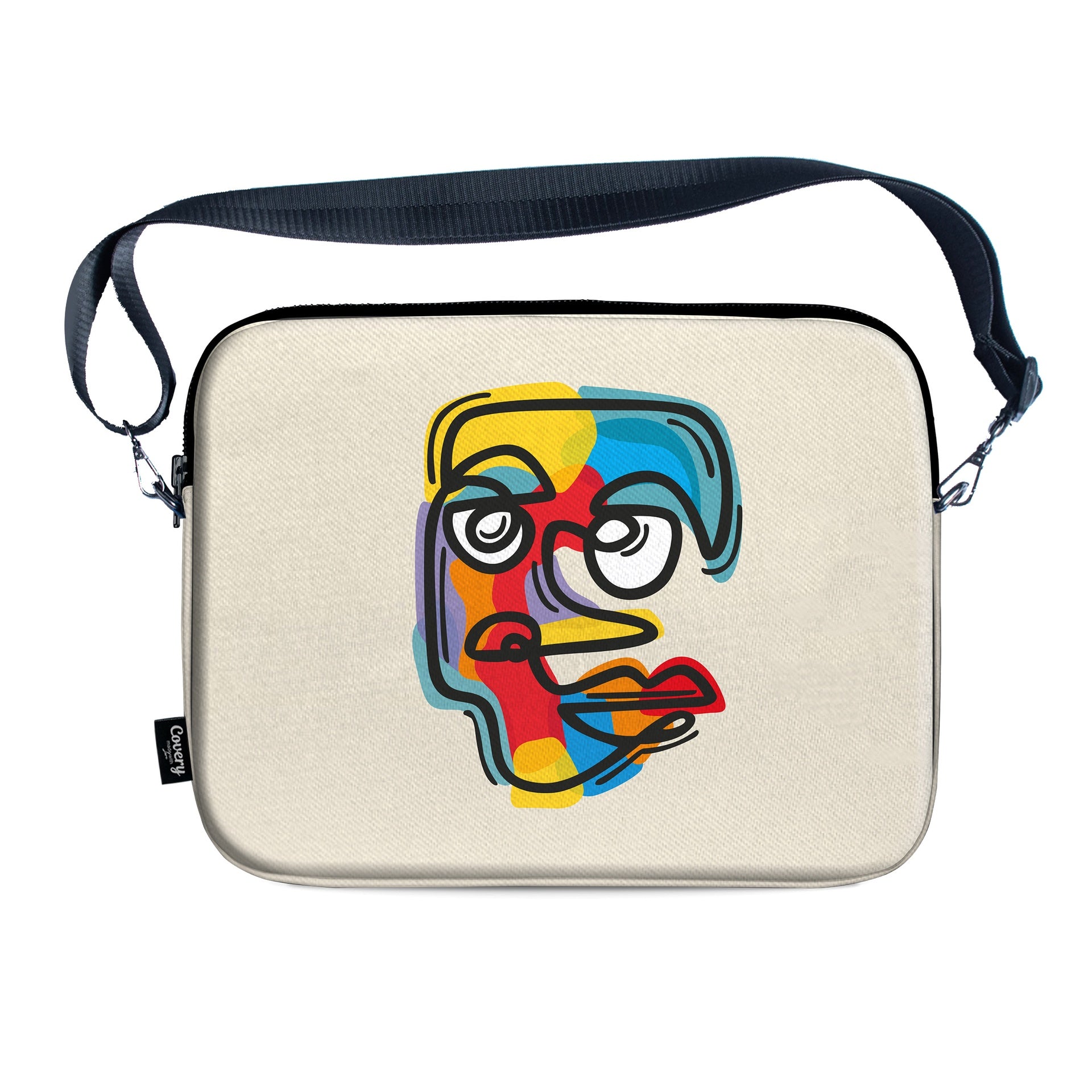 Colorful Face Laptop Sleeve