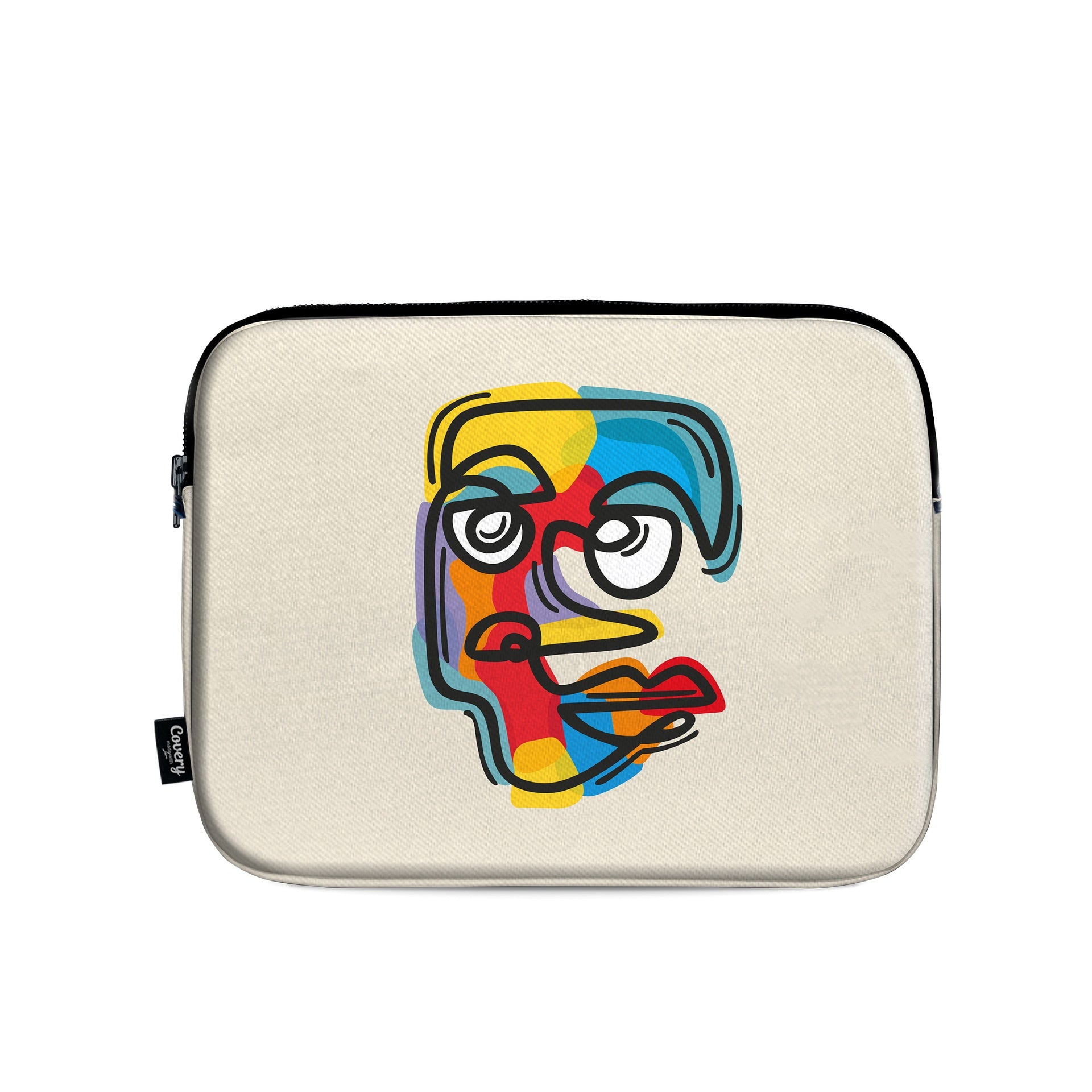 Colorful Face Laptop Sleeve