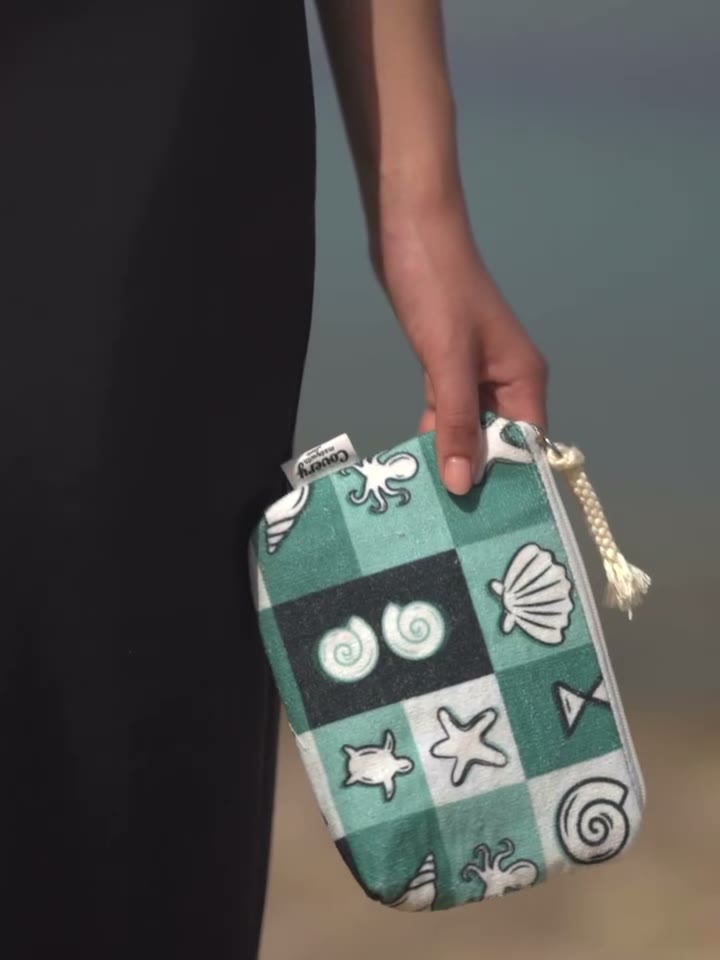 Covery watermelon mobile bag by the water