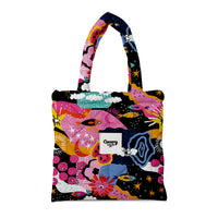 Dark Sea Puffy Totebag