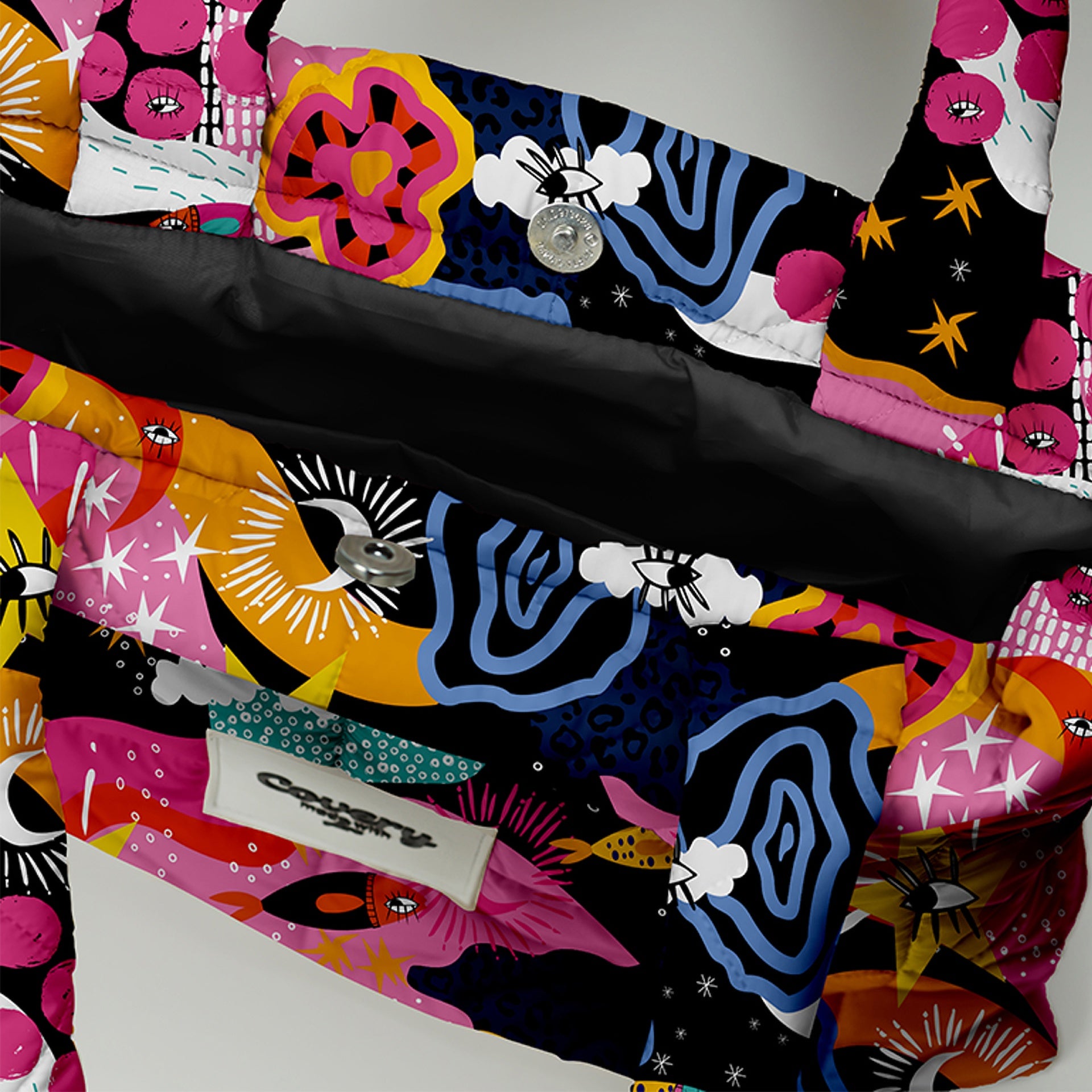 Dark Sea Puffy Totebag