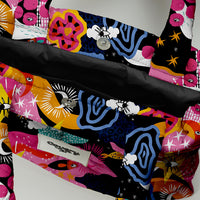 Dark Sea Puffy Totebag