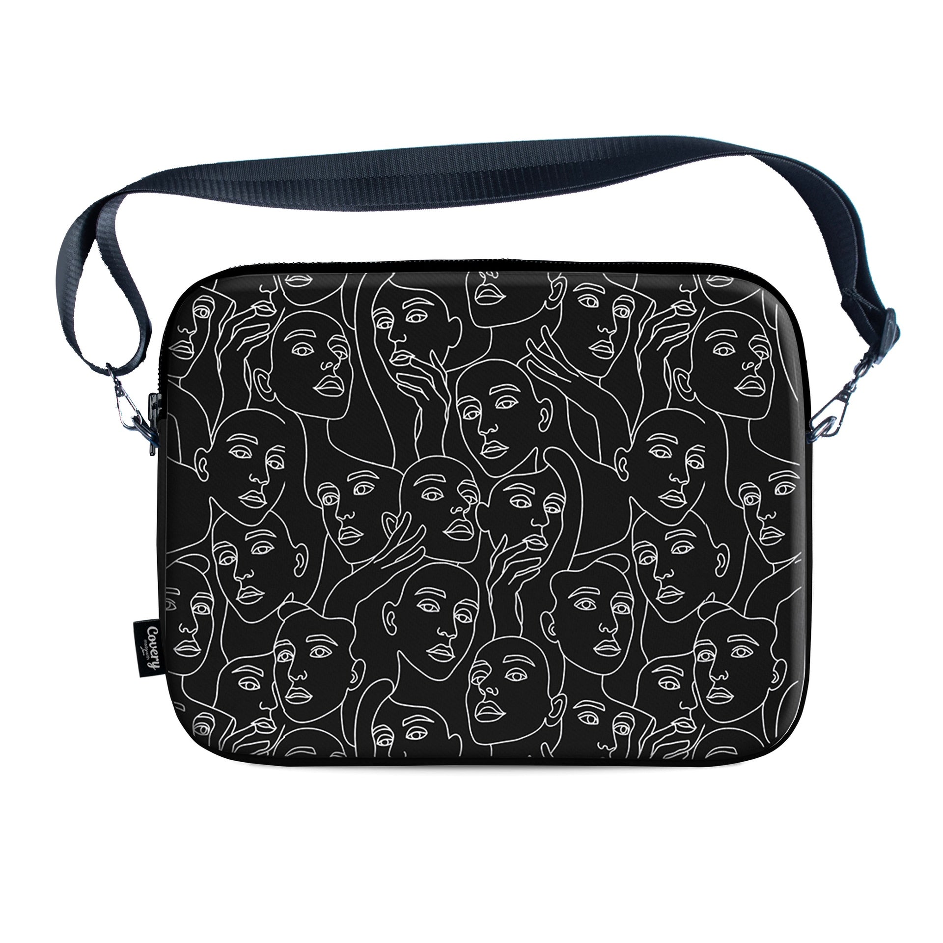 Faceless Black Laptop Sleeve