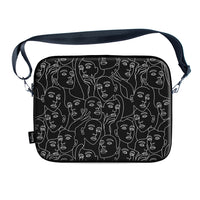 Faceless Black Laptop Sleeve