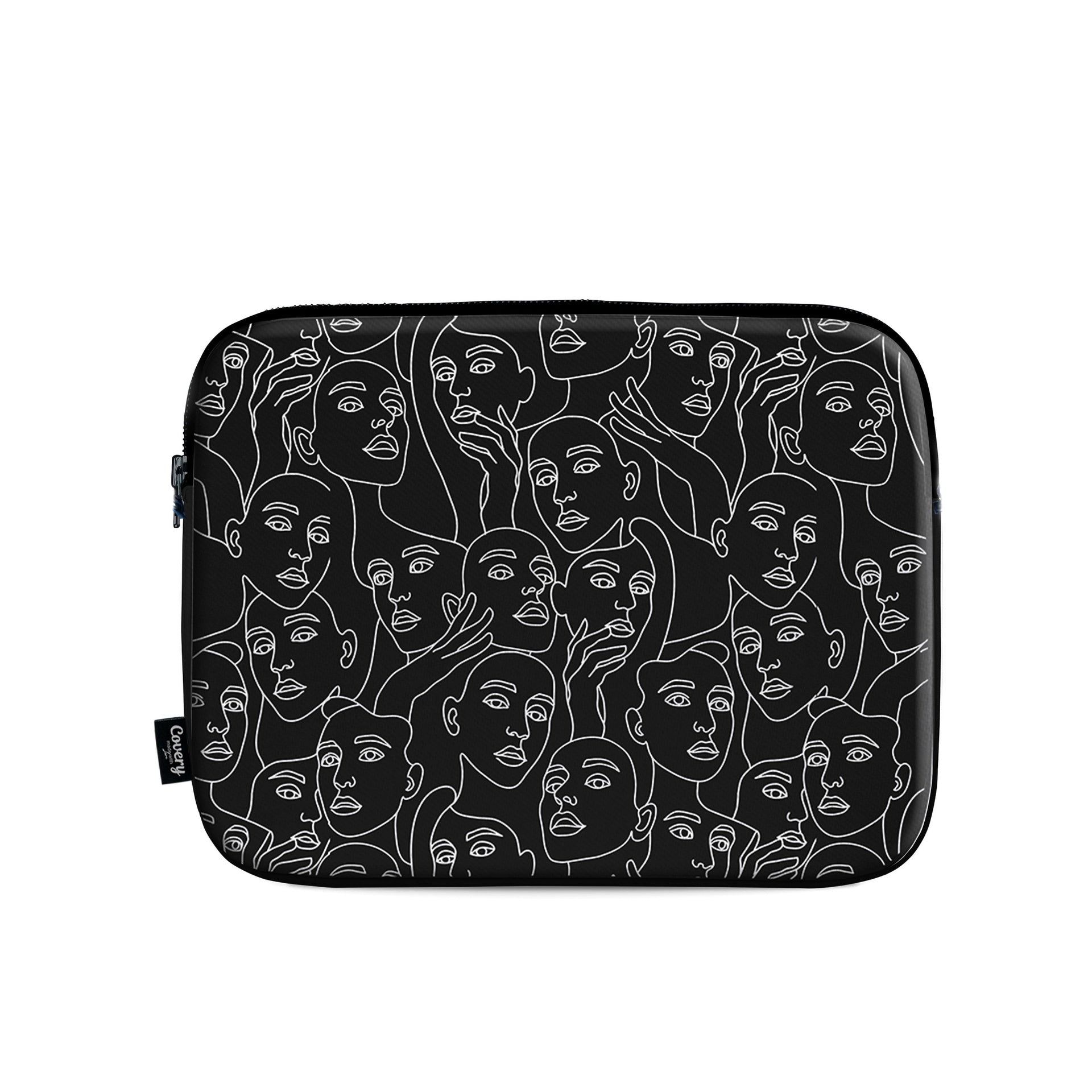 Faceless Black Laptop Sleeve