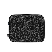 Faceless Black Laptop Sleeve