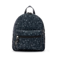 Faceless Black Mini Backpack
