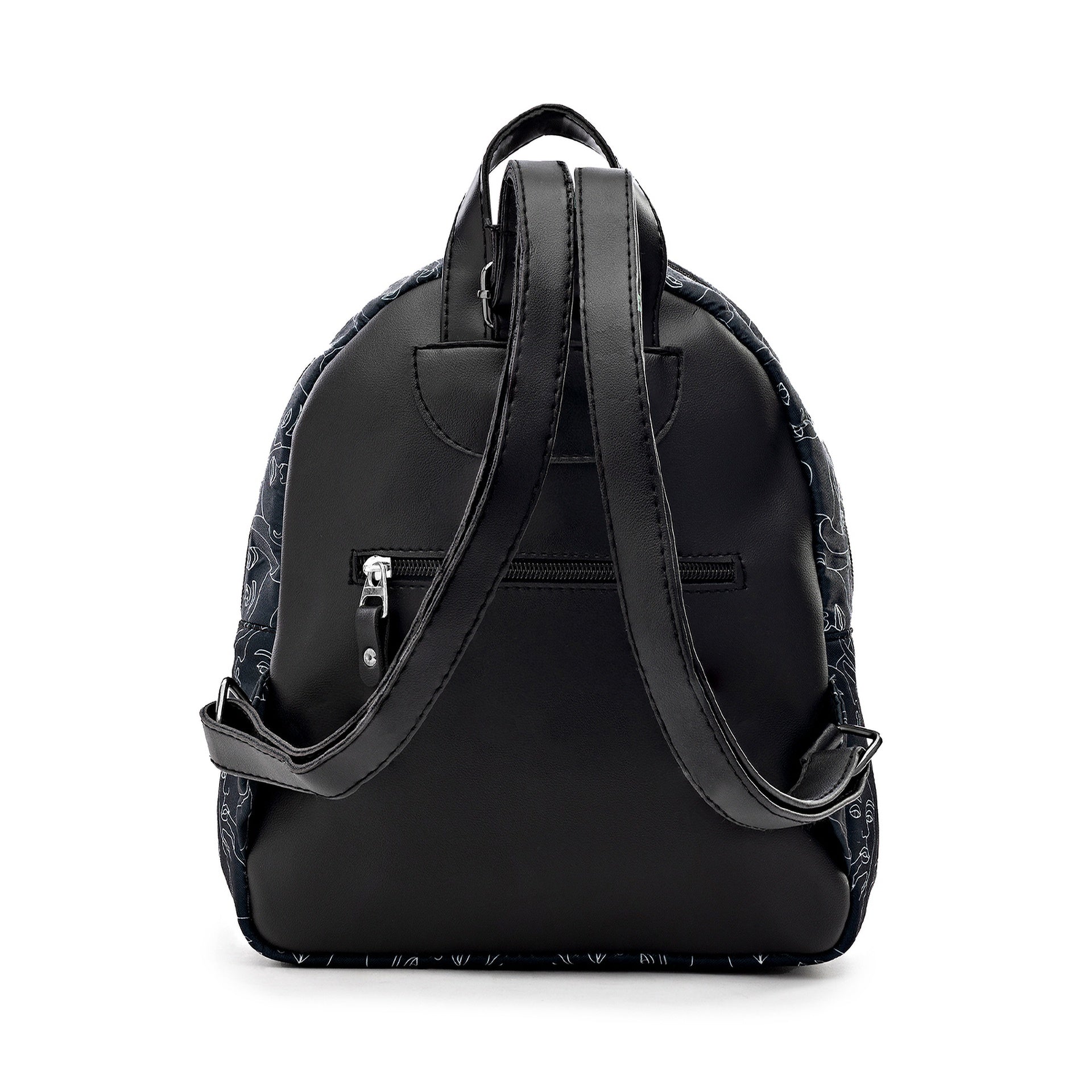 Faceless Black Mini Backpack