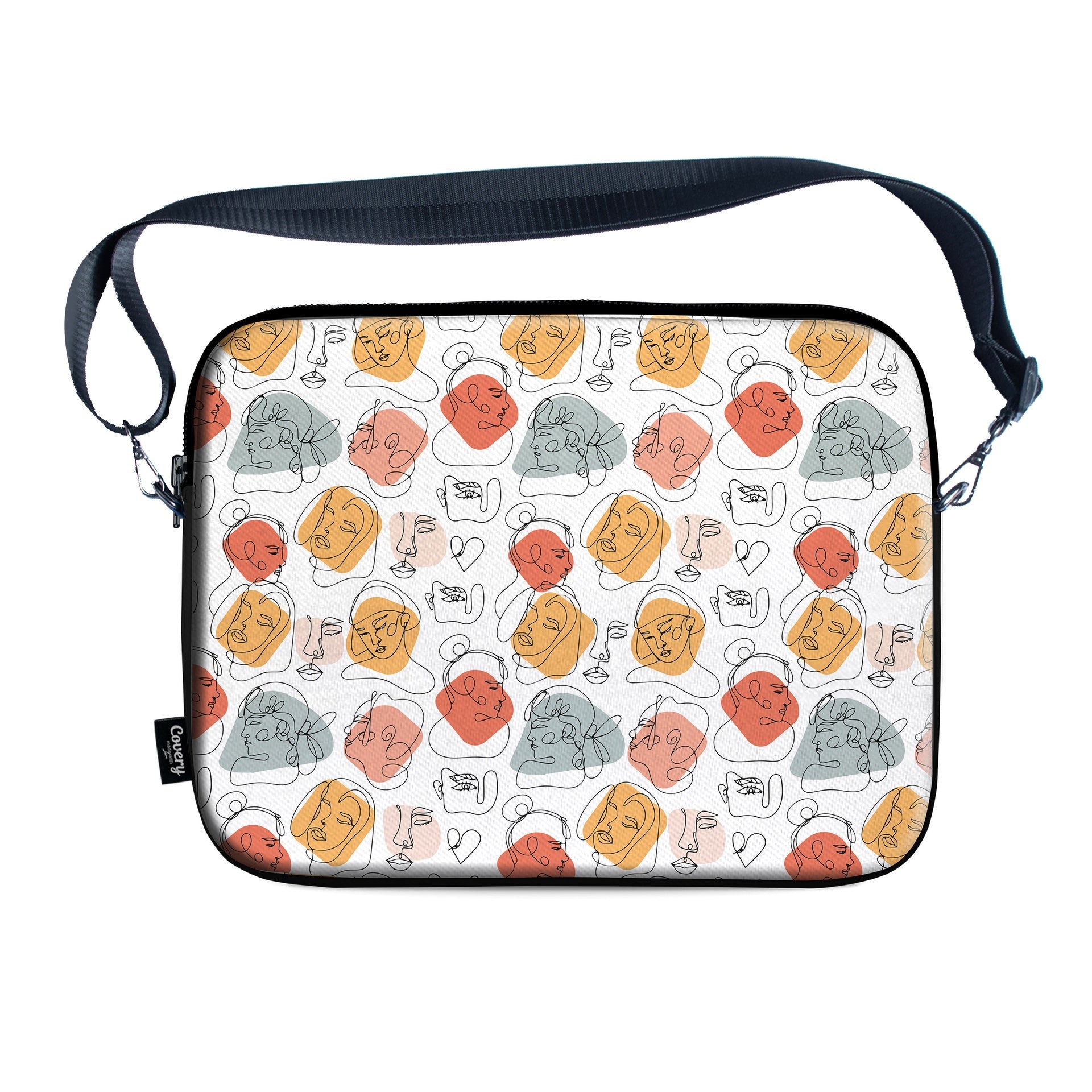 Faceless White Laptop Sleeve