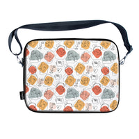 Faceless White Laptop Sleeve