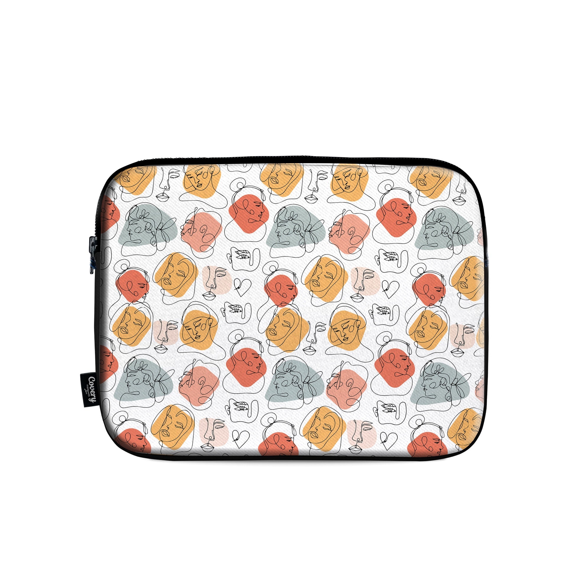 Faceless White Laptop Sleeve