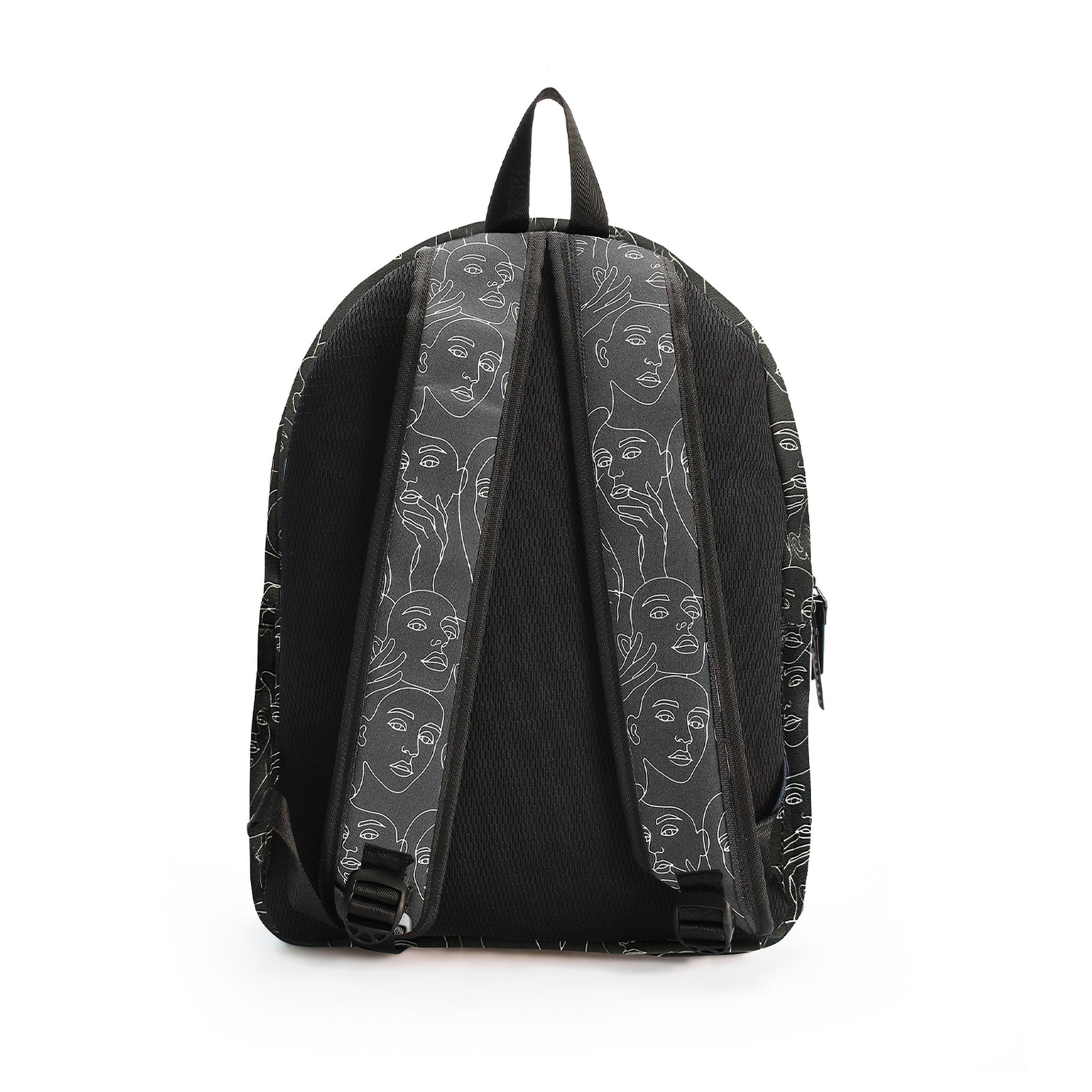 Facless Black Backpack