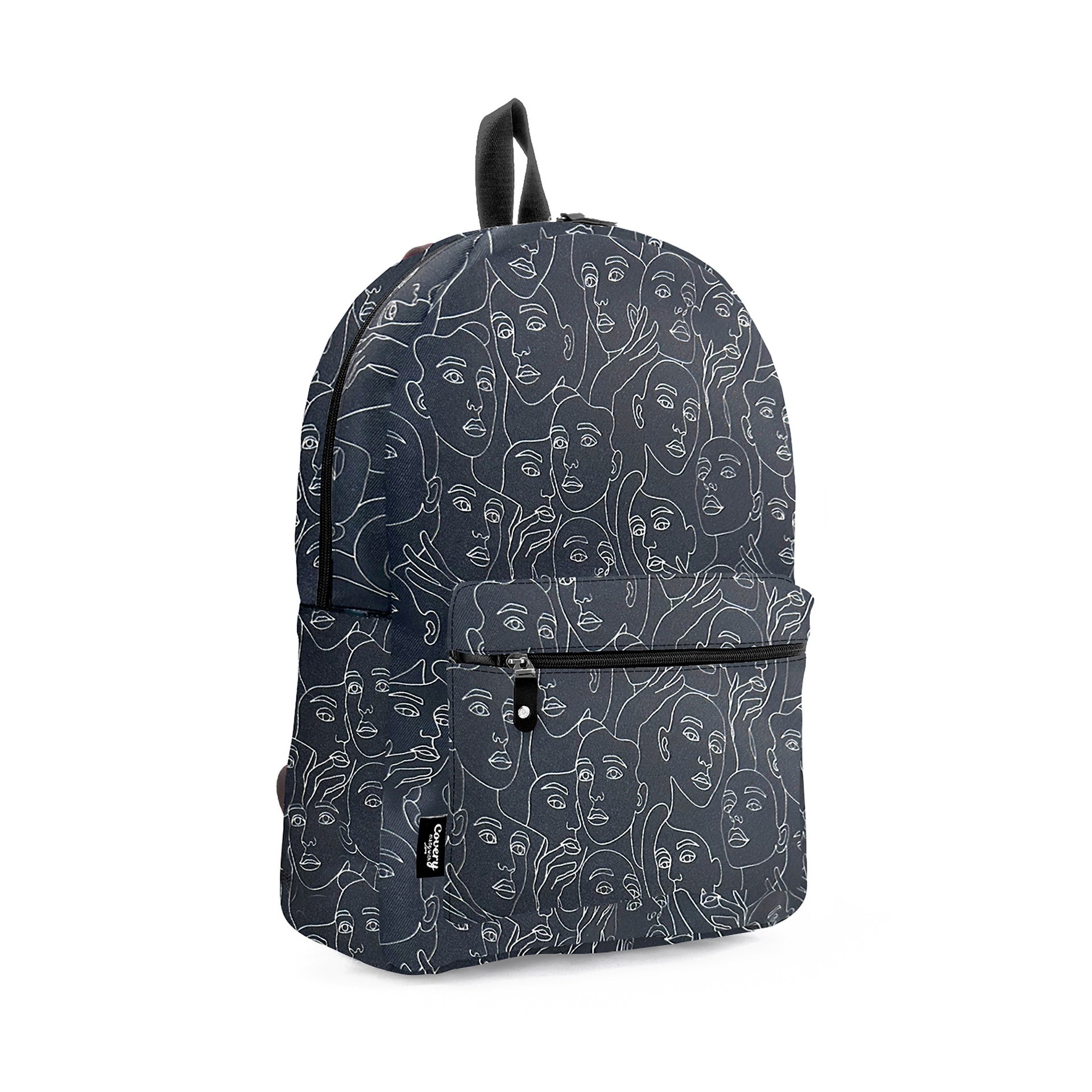 Facless Black Backpack