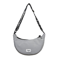 Gray Waist Bag Hand Printed