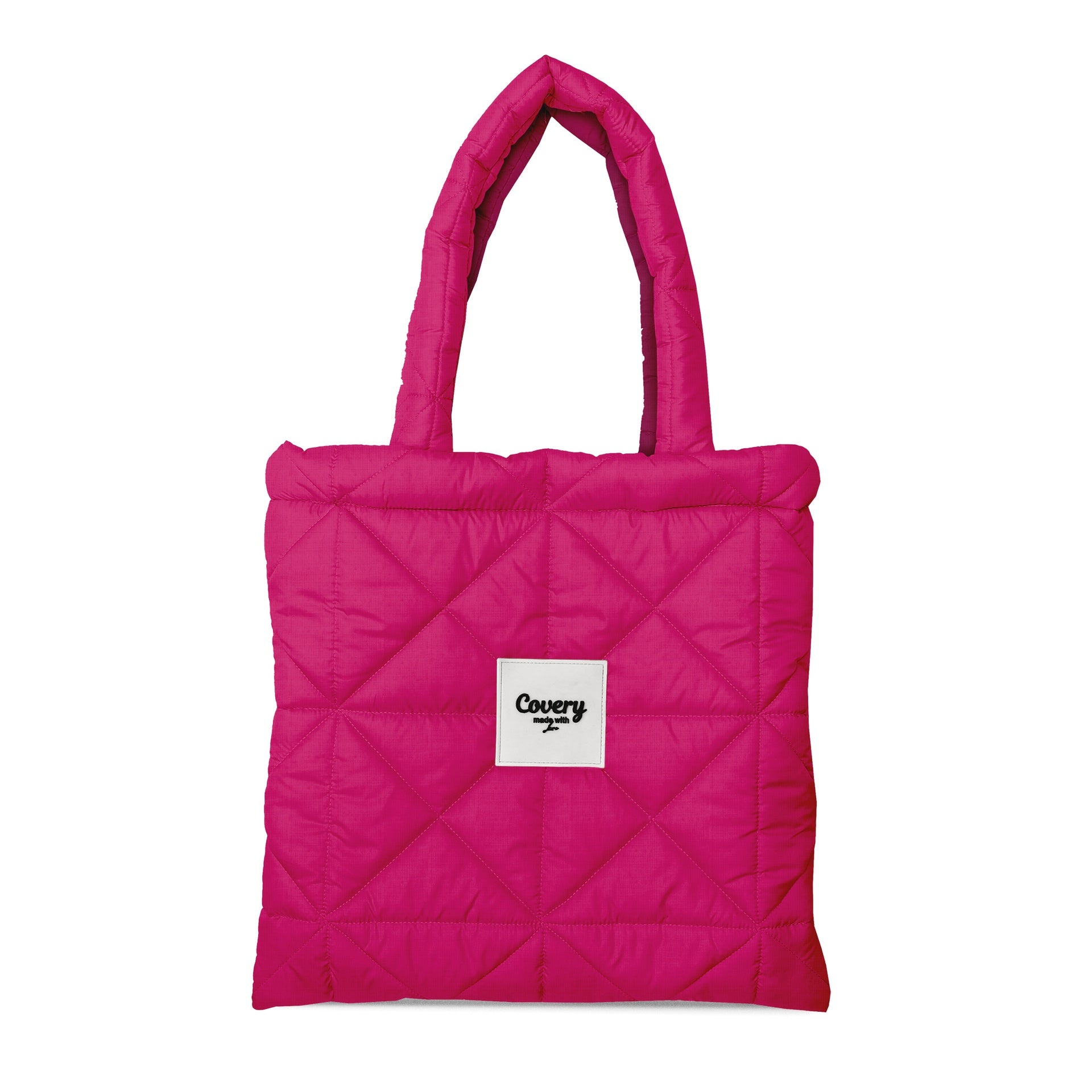 Hot Pink Puffy Totebag