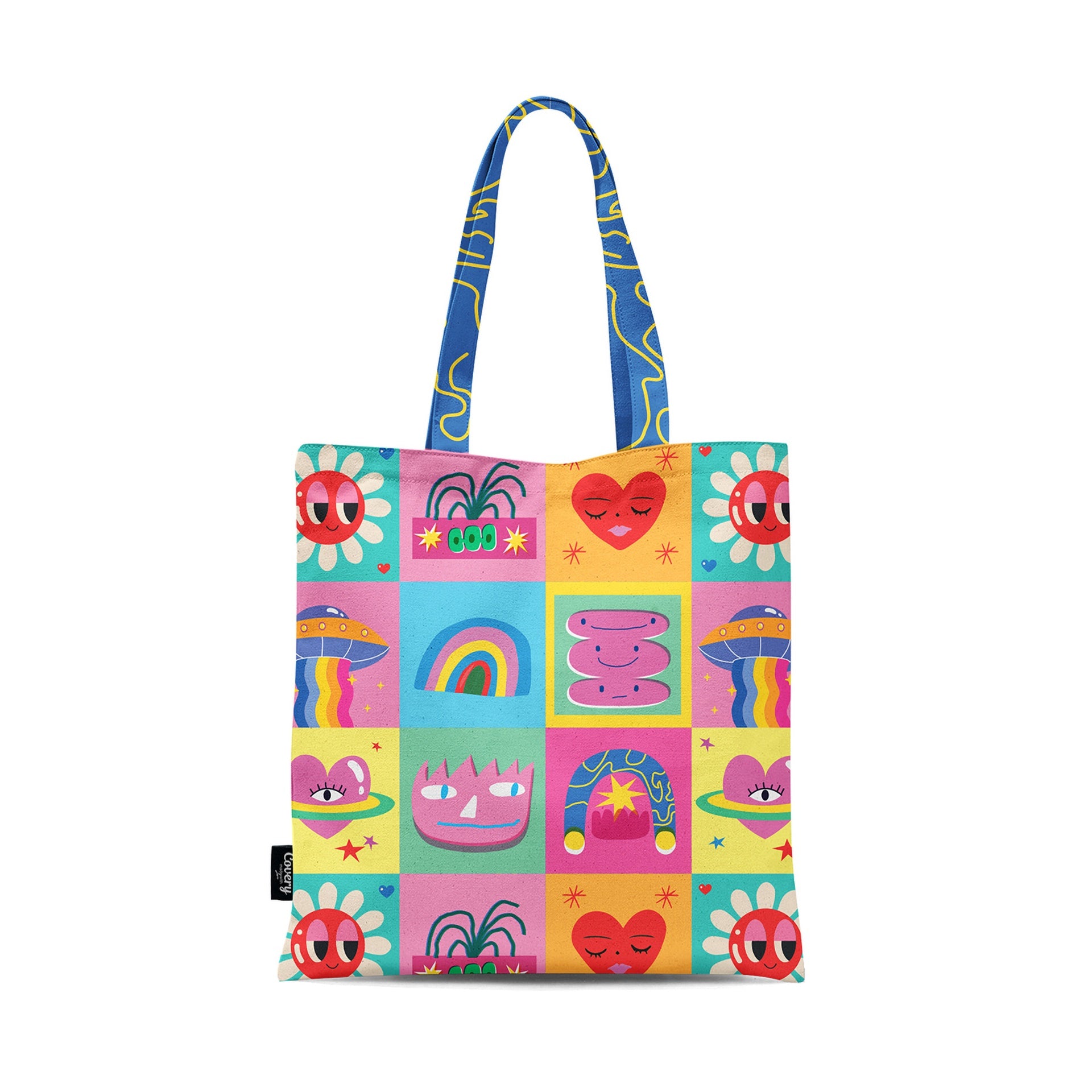 Icons Colorful Tote Hand