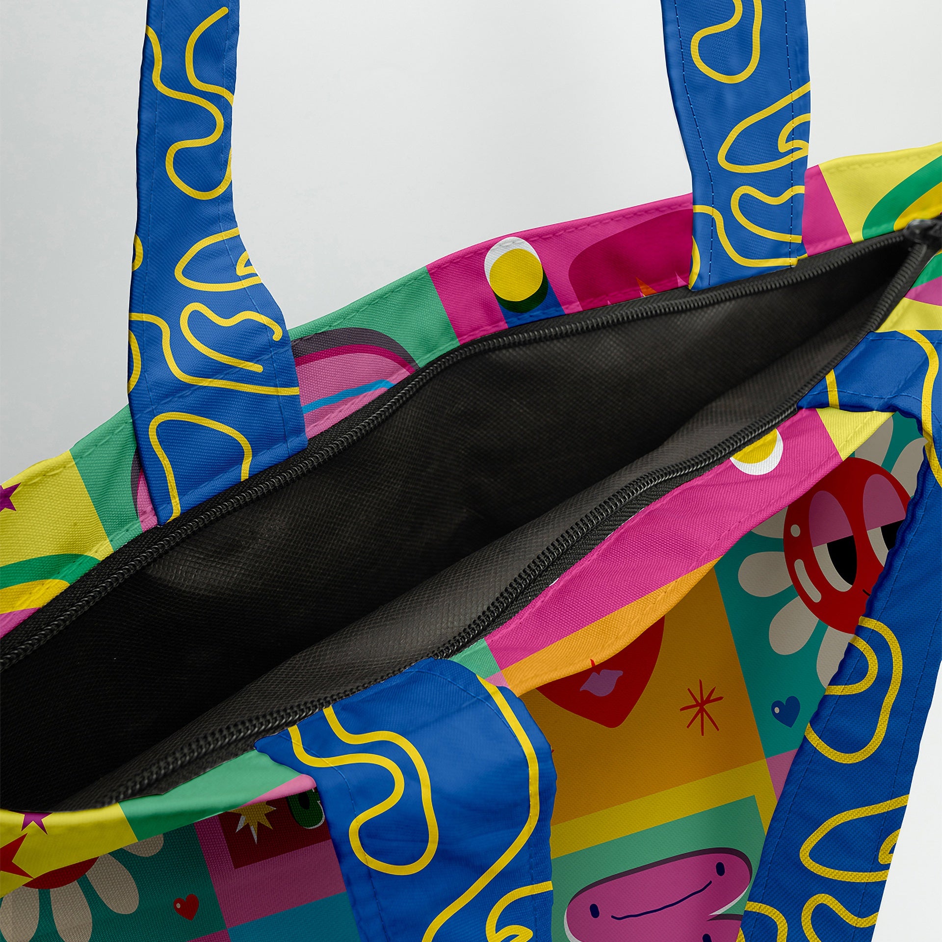 Icons Colorful Tote Hand