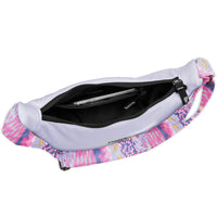 Lavender Waist Bag Hand Printed