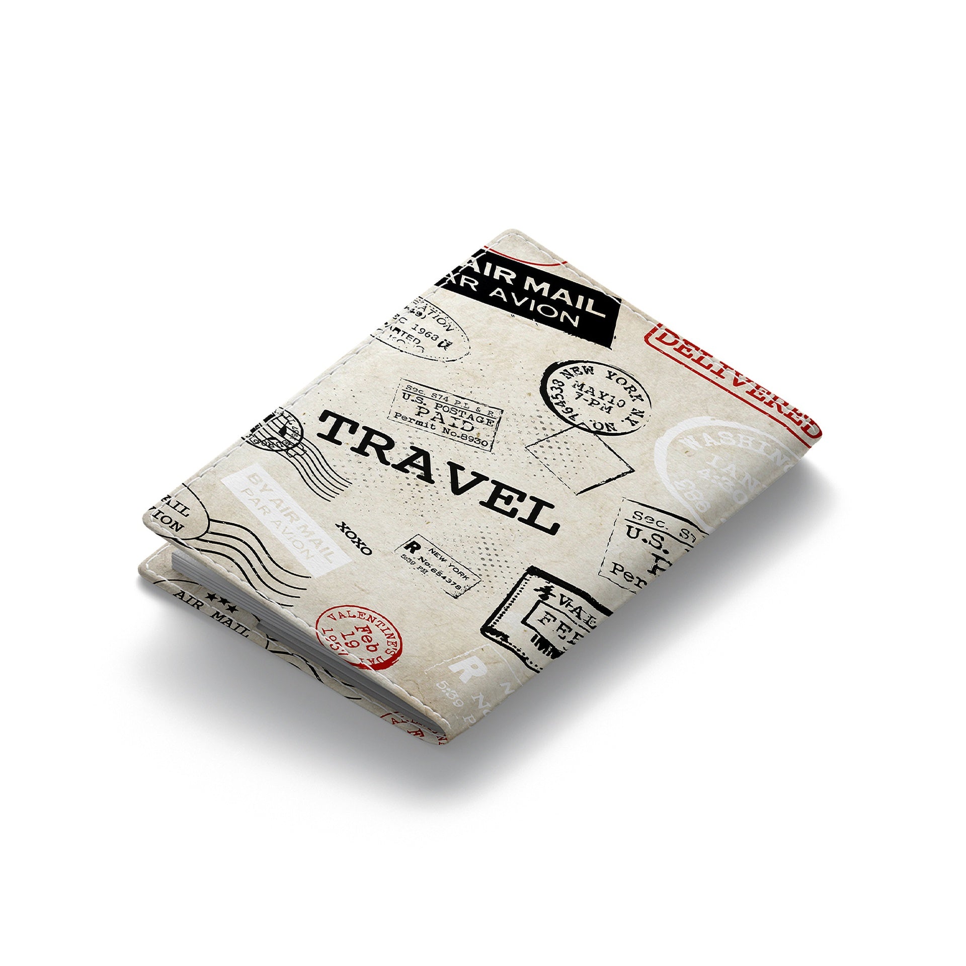 Old Stamps Passport Cover