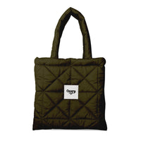 Olive Puffy Totebag