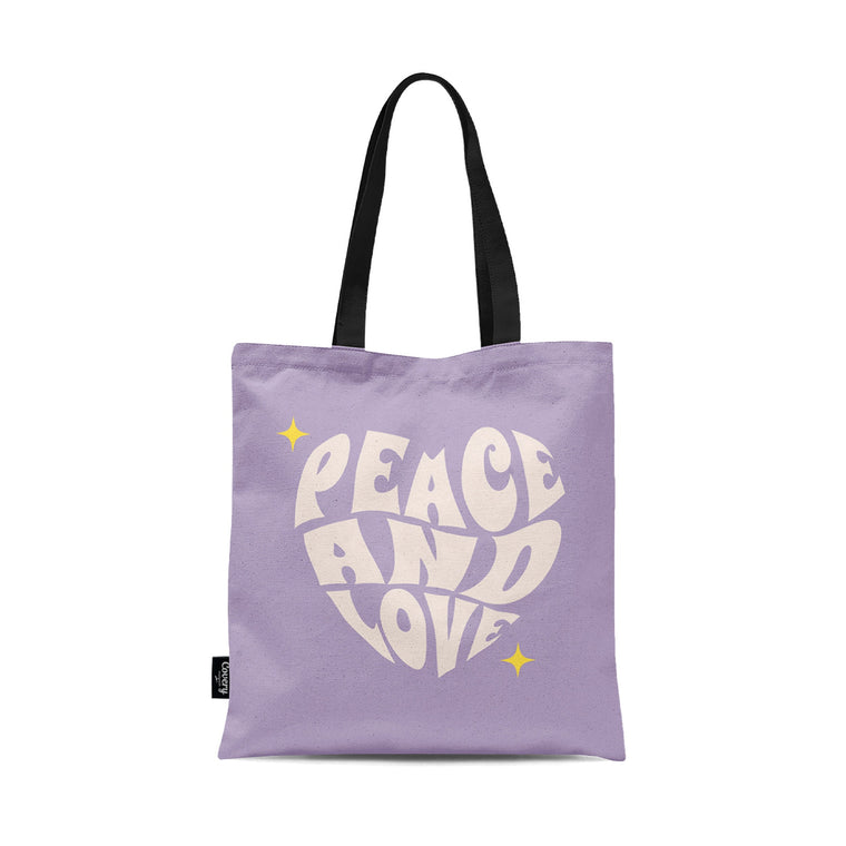 Peace And Love Totebag